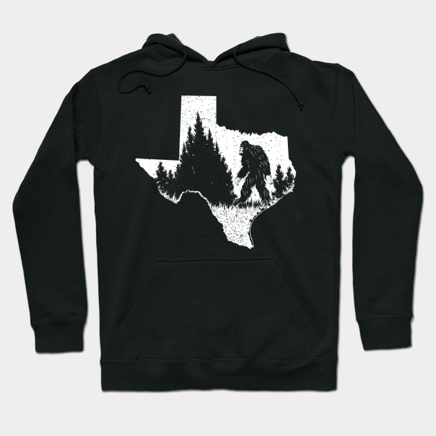 Texas Bigfoot Hoodie by Tesszero